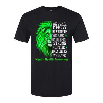 Motivational Support Warrior Mental Health Awareness Gifts Softstyle® CVC T-Shirt