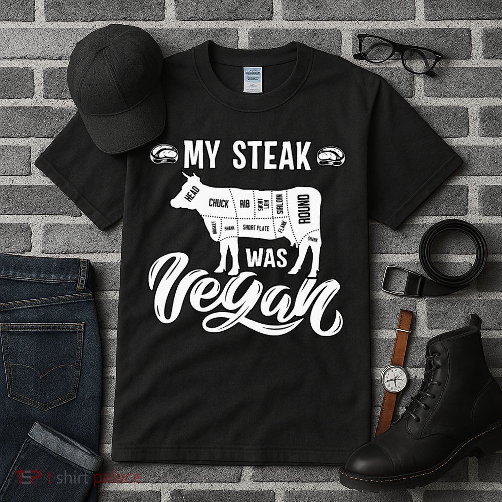 My Steak was Vegan Anti Vegan Meat Lover Funny Saying Tall T-Shirt