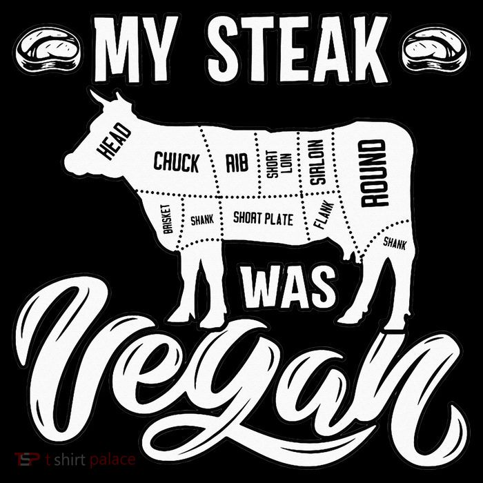 My Steak was Vegan Anti Vegan Meat Lover Funny Saying Baby Bodysuit
