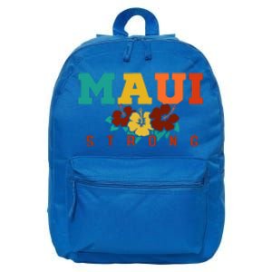 Maui Strong Wildfire Support Gift Pray For Maui 16 in Basic Backpack