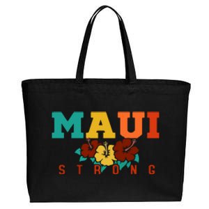 Maui Strong Wildfire Support Gift Pray For Maui Cotton Canvas Jumbo Tote