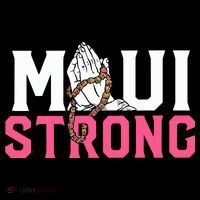 Maui Strong Wildfire Relief All Profits Will Be Donated Drawstring Bag
