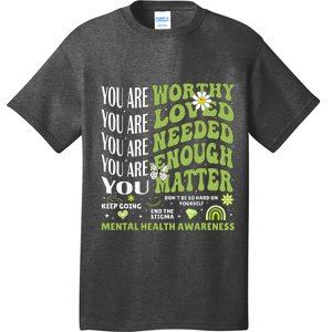 Motivational Support Warrior Mental Health Awareness Matters T-Shirt