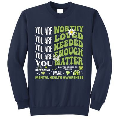 Motivational Support Warrior Mental Health Awareness Matters Sweatshirt