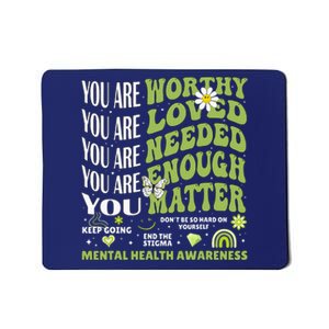 Motivational Support Warrior Mental Health Awareness Matters Mousepad