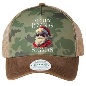 Merry Sigmas Xmas Christmas Santa Claus Legacy Tie Dye Trucker Hat