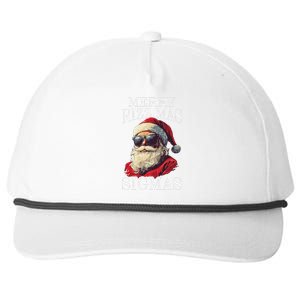 Merry Sigmas Xmas Christmas Santa Claus Snapback Five-Panel Rope Hat