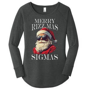 Merry Sigmas Xmas Christmas Santa Claus Women's Perfect Tri Tunic Long Sleeve Shirt