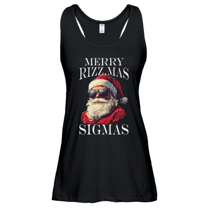 Merry Sigmas Xmas Christmas Santa Claus Ladies Essential Flowy Tank