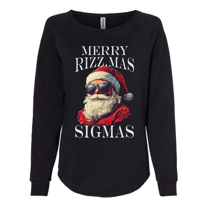 Merry Sigmas Xmas Christmas Santa Claus Womens California Wash Sweatshirt