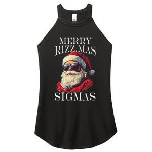 Merry Sigmas Xmas Christmas Santa Claus Women's Perfect Tri Rocker Tank