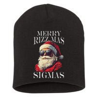 Merry Sigmas Xmas Christmas Santa Claus Short Acrylic Beanie