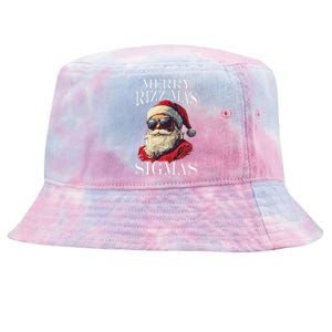 Merry Sigmas Xmas Christmas Santa Claus Tie-Dyed Bucket Hat