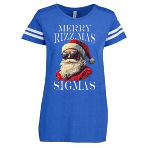 Merry Sigmas Xmas Christmas Santa Claus Enza Ladies Jersey Football T-Shirt