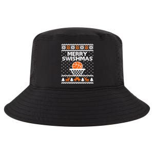 Merry Swishmas Xmas Basketball Ugly Christmas Style Gift Cool Comfort Performance Bucket Hat