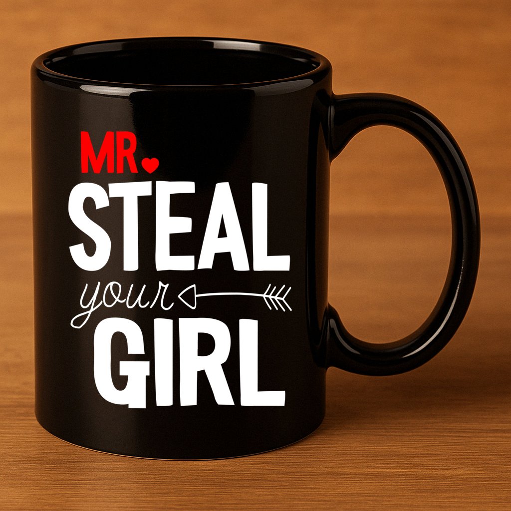 Mr Steal Your Valentines Day Funny Vgiftday Cool Gift 11oz C Handle Ceramic Mug