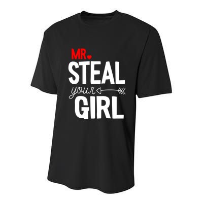 Mr Steal Your Valentines Day Funny Vgiftday Cool Gift Youth Performance Sprint T-Shirt