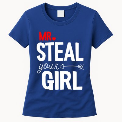 Mr Steal Your Valentines Day Funny Vgiftday Cool Gift Womens T-Shirt