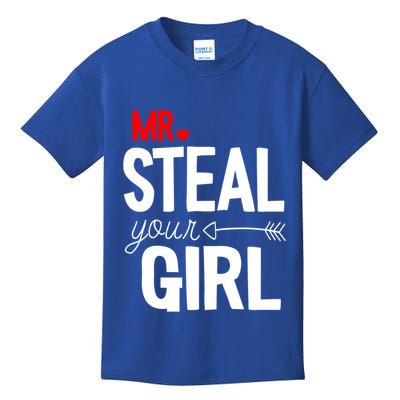 Mr Steal Your Valentines Day Funny Vgiftday Cool Gift Kids T-Shirt