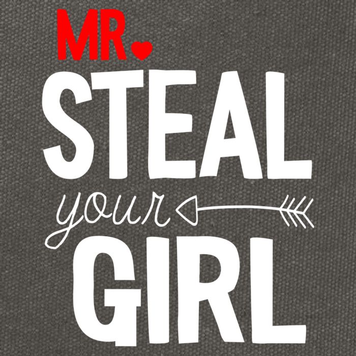 Mr Steal Your Valentines Day Funny Vgiftday Cool Gift Cotton Canvas Backpack