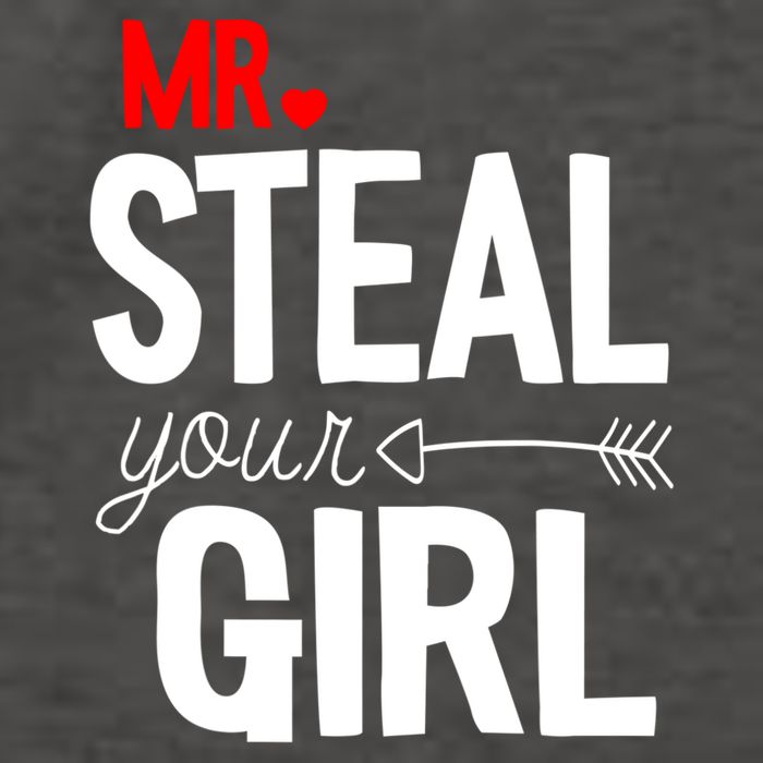 Mr Steal Your Valentines Day Funny Vgiftday Cool Gift Vector Backpack