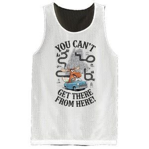 Maine Saying You Can’T Get There From Here! Mesh Reversible Basketball Jersey Tank