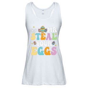 Mr Steal Your Eggs Easter Sunday Funny Easter Ladies Essential Flowy Tank