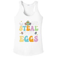 Mr Steal Your Eggs Easter Sunday Funny Easter Ladies PosiCharge Competitor Racerback Tank