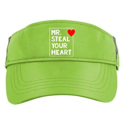 Mr Steal Your Heart Valentines Day Adult Drive Performance Visor