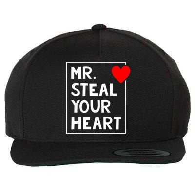 Mr Steal Your Heart Valentines Day Wool Snapback Cap