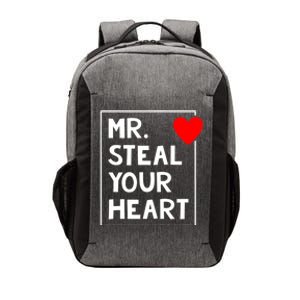 Mr Steal Your Heart Valentines Day Vector Backpack