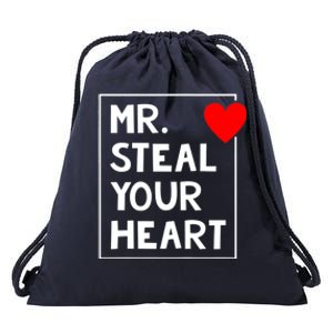 Mr Steal Your Heart Valentines Day Drawstring Bag