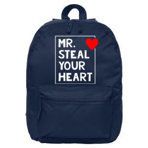 Mr Steal Your Heart Valentines Day 16 in Basic Backpack