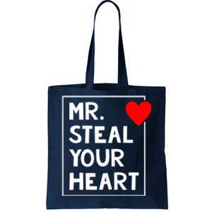 Mr Steal Your Heart Valentines Day Tote Bag