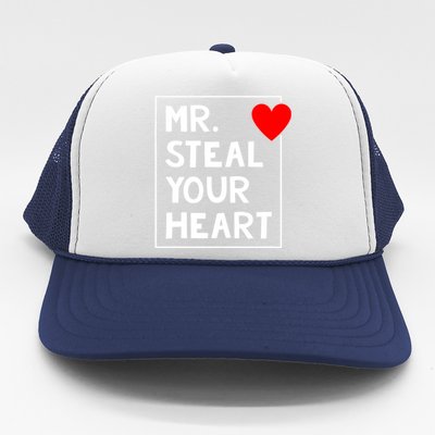 Mr Steal Your Heart Valentines Day Trucker Hat