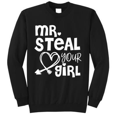 Mr Steal Your Girl Hearts Boy Son Brother Fun Valentines Day Sweatshirt