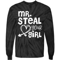 Mr Steal Your Girl Hearts Boy Son Brother Fun Valentines Day Tie-Dye Long Sleeve Shirt