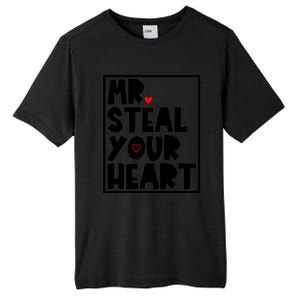 Mr Steal Your Heart Funny Valentines Day Tall Fusion ChromaSoft Performance T-Shirt