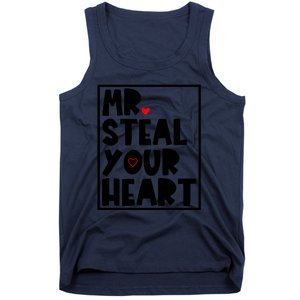 Mr Steal Your Heart Funny Valentines Day Tank Top