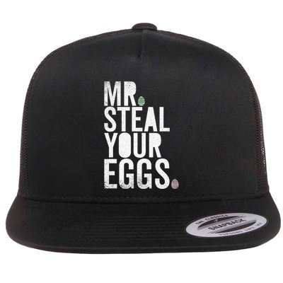 Mr Steal Your Eggs Funny Easter Matching Family Flatbill Hat