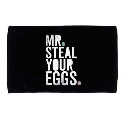 Mr Steal Your Eggs Funny Easter Matching Family Microfiber Hand Towel