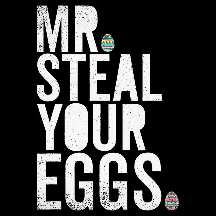 Mr Steal Your Eggs Funny Easter Matching Family Visor