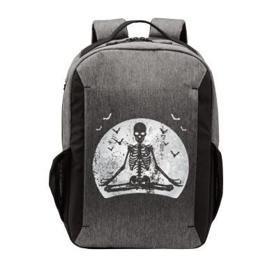 Meditating Skeleton Yoga Lover Halloween Moon Costume Vector Backpack