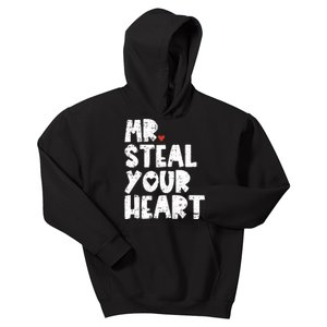 Mr Steal Your Heart Valentines Day Vday Kids Hoodie