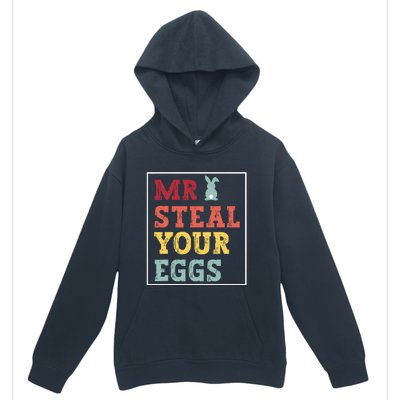 Mr Steal Your Eggs Easter bunny Spring Humor Urban Pullover Hoodie