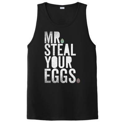 Mr Steal Your Eggs Funny Easter Matching Family PosiCharge Competitor Tank