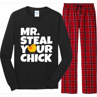 Mr Steal Your Chick Easter Chicken Egg Hunting Long Sleeve Pajama Set