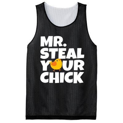 Mr Steal Your Chick Easter Chicken Egg Hunting Mesh Reversible Basketball Jersey Tank