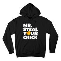 Mr Steal Your Chick Easter Chicken Egg Hunting Tall Hoodie