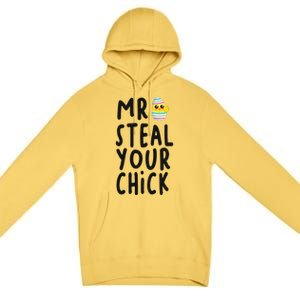 Mr. Steal Your Chick Hunting Baby Chicken Hunting Eggs Premium Pullover Hoodie